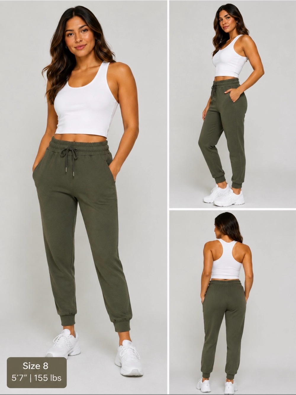 lululemon athletica Olive Drawstring Jogger Pants